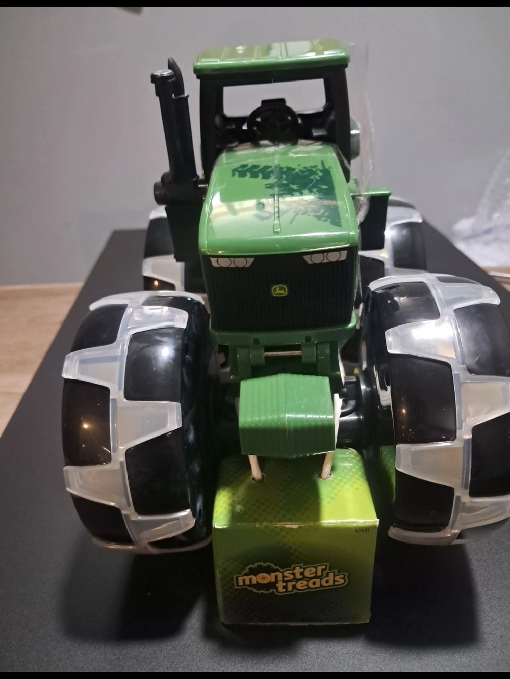 John Deere Monster Treads Toy Tractor with Light-Up Wheels, Original, 2022